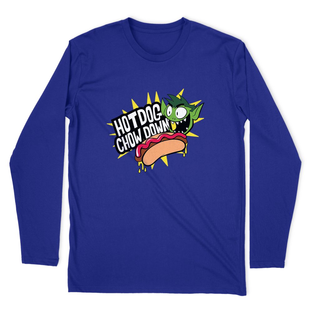 TEEN TITANS GO CHOW DOWN LONG SLEEVE T-SHIRT