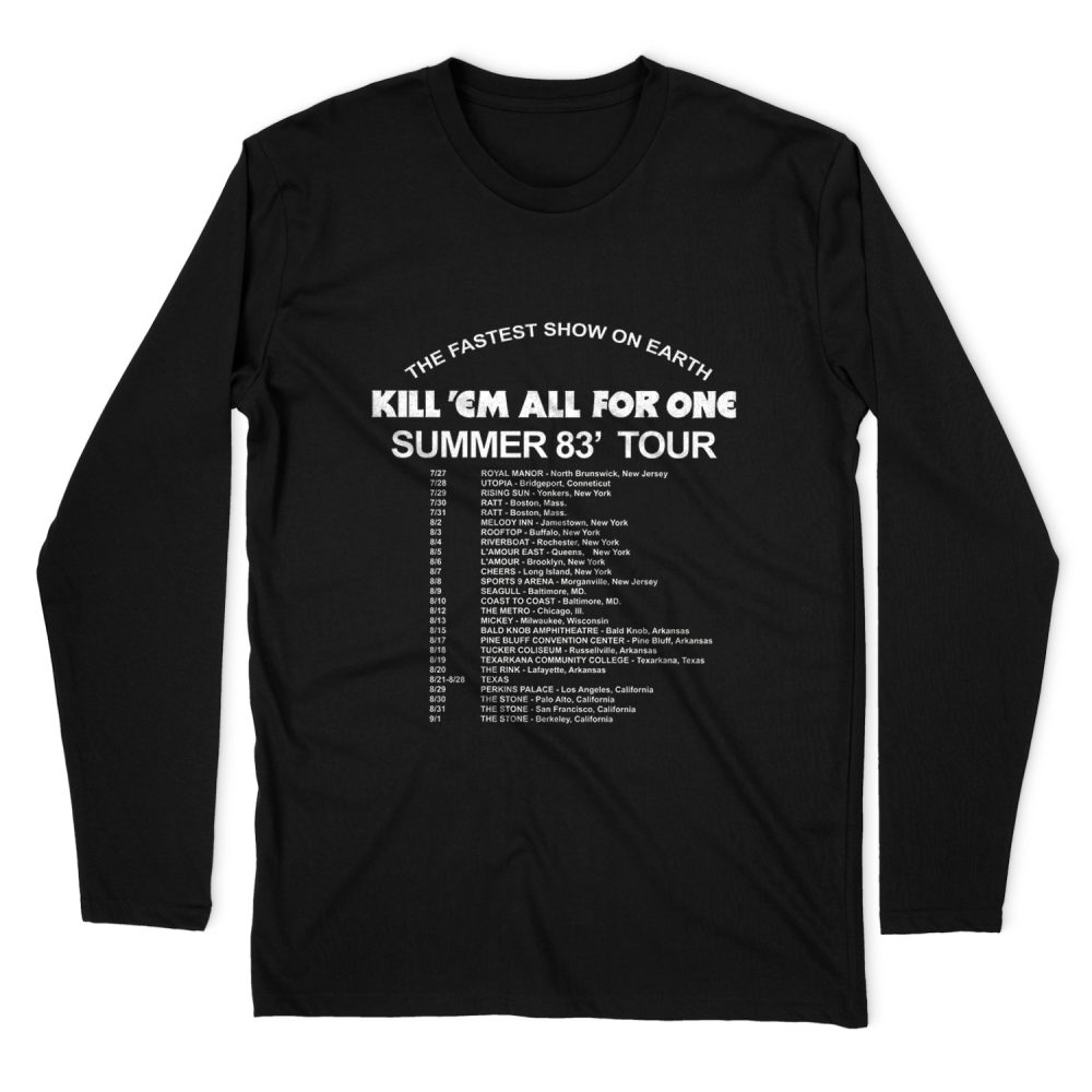 SUMMER 83' TOUR LONG SLEEVE T-SHIRT