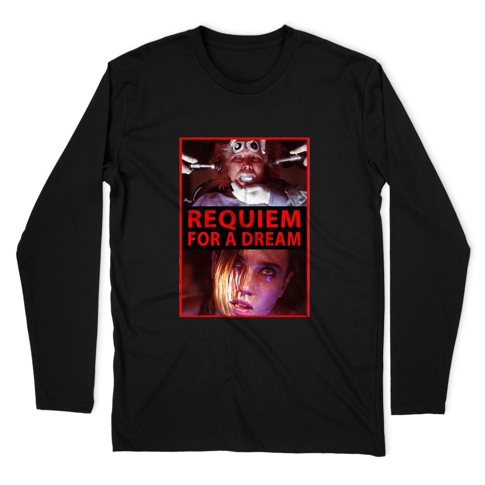 REQUIEM FOR A DREAM ALTERNATIVE FILM POSTER LONG SLEEVE T-SHIRT