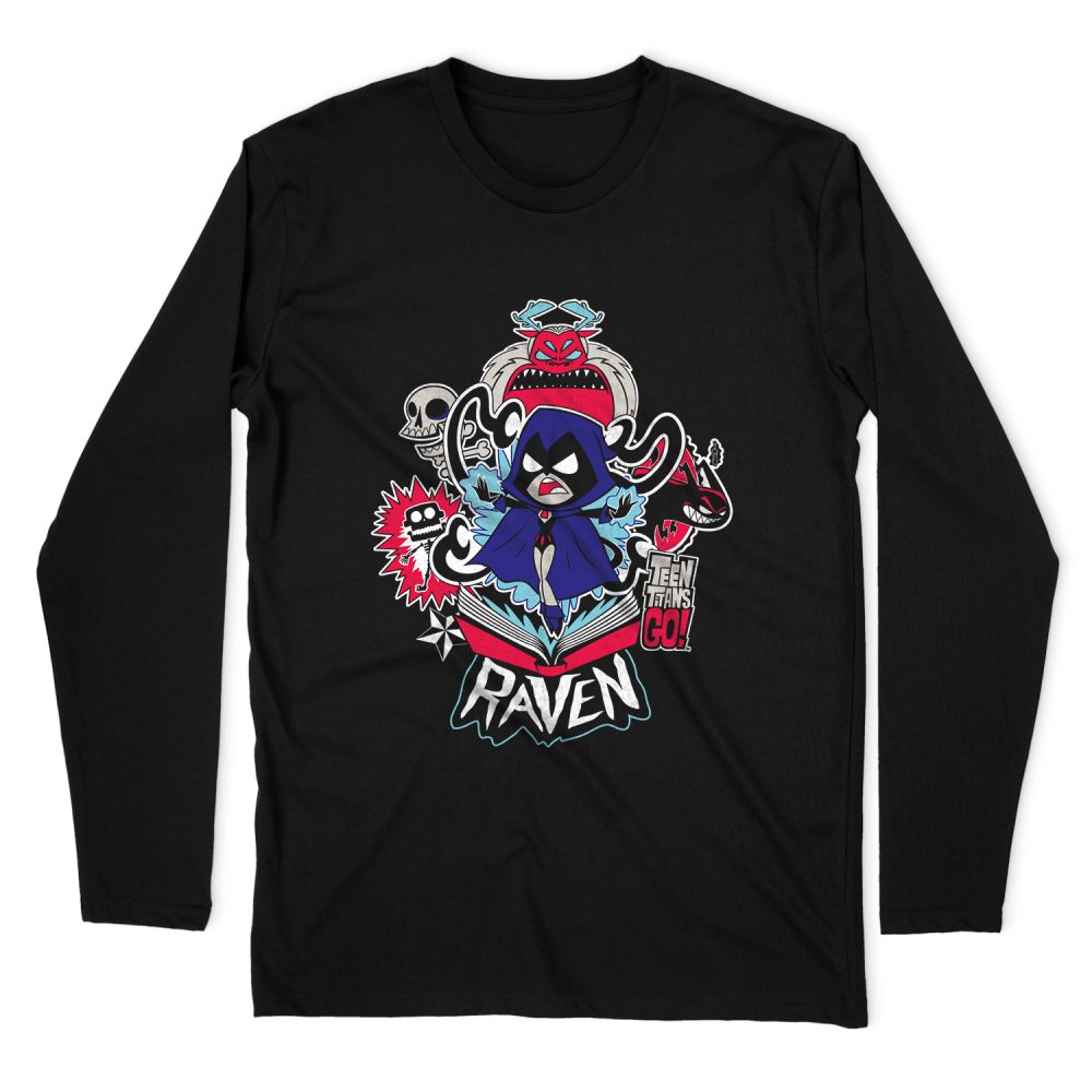 TEEN TITANS GO RAVEN LONG SLEEVE T-SHIRT