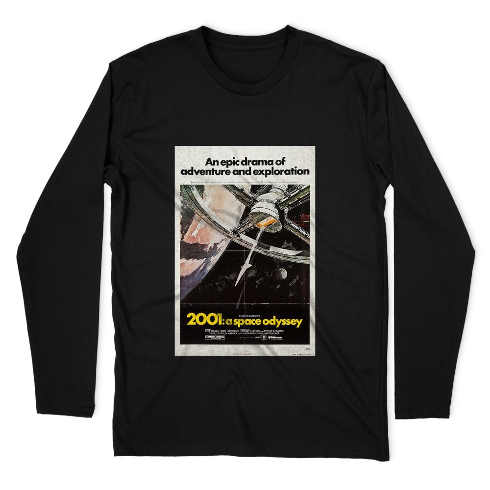 A SPACE ODYSSEY POSTER LONG SLEEVE T-SHIRT