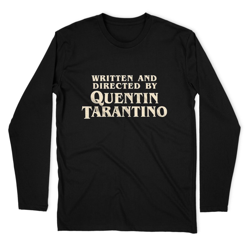 DIRECTED BY QUENTIN TARANTINO LONG SLEEVE T-SHIRT