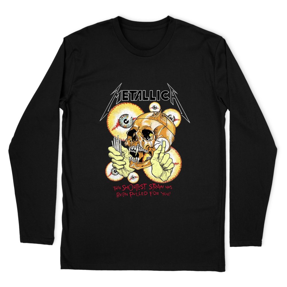 METALLICA MEN'S SHORTEST STRAW LONG SLEEVE T-SHIRT