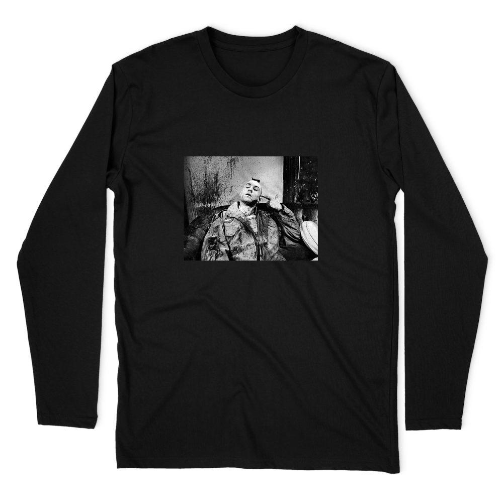 TAXI DRIVER (1976) -TRAVIS HANDGUN LONG SLEEVE T-SHIRT