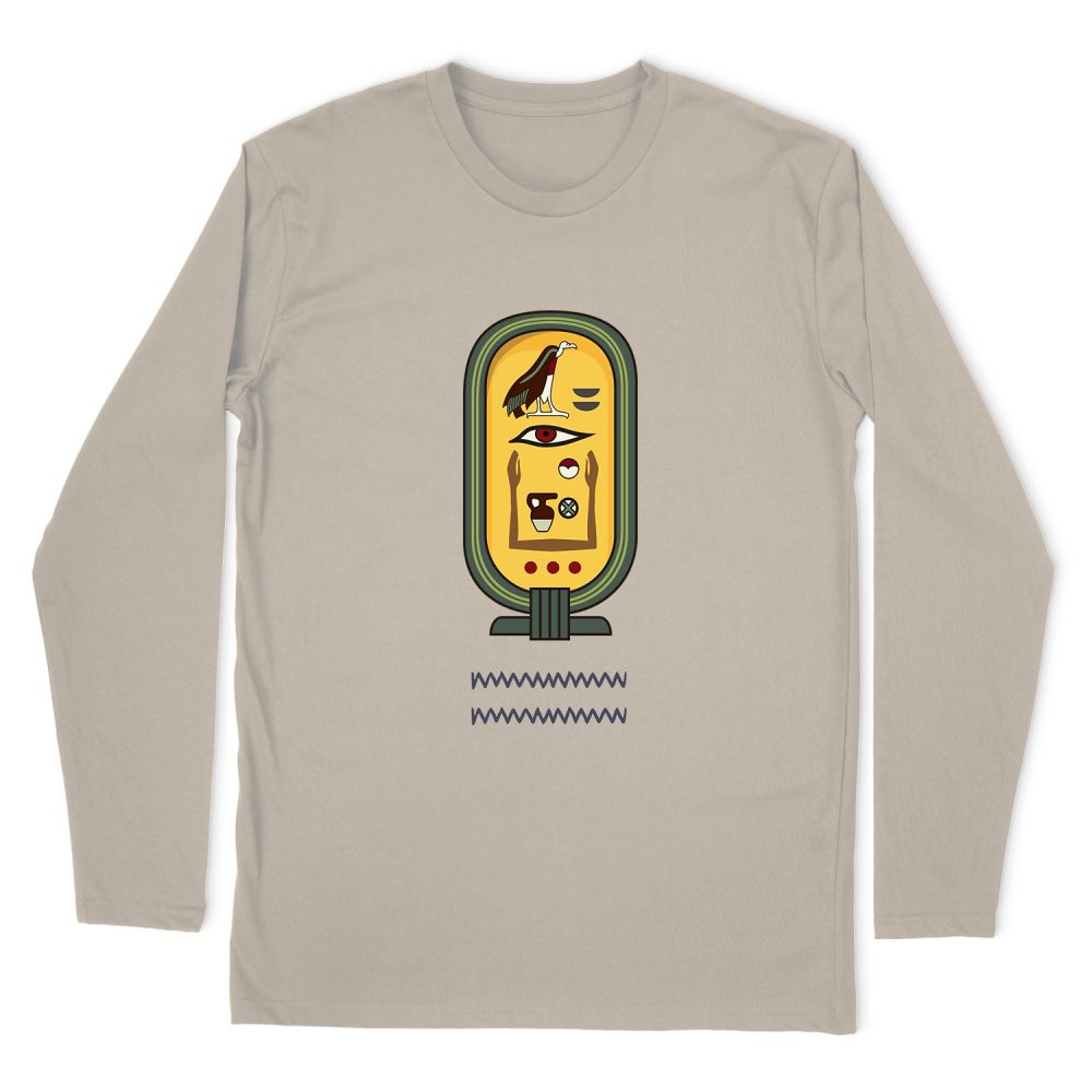 ANCIENT EGYPTIAN CARTOUCHE LESSON LONG SLEEVE T-SHIRT