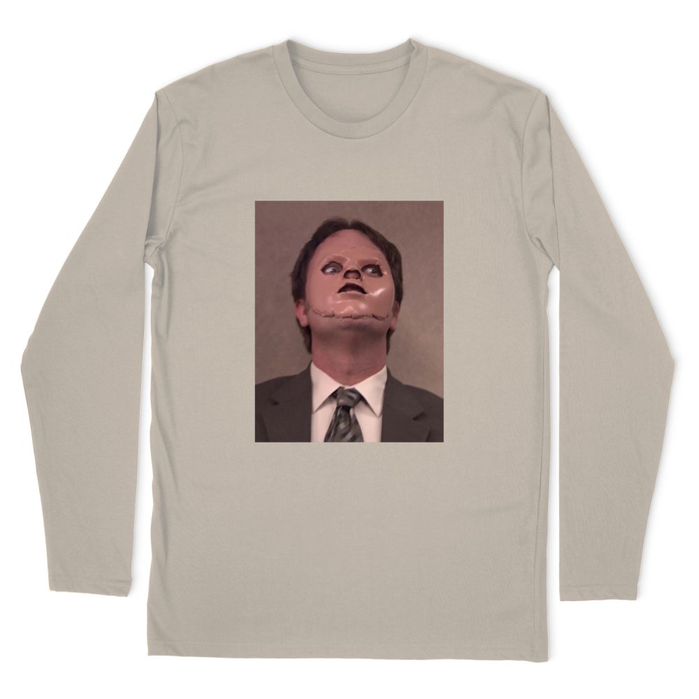 DWIGHT SCHRUTE - SKIN MASK LONG SLEEVE T-SHIRT