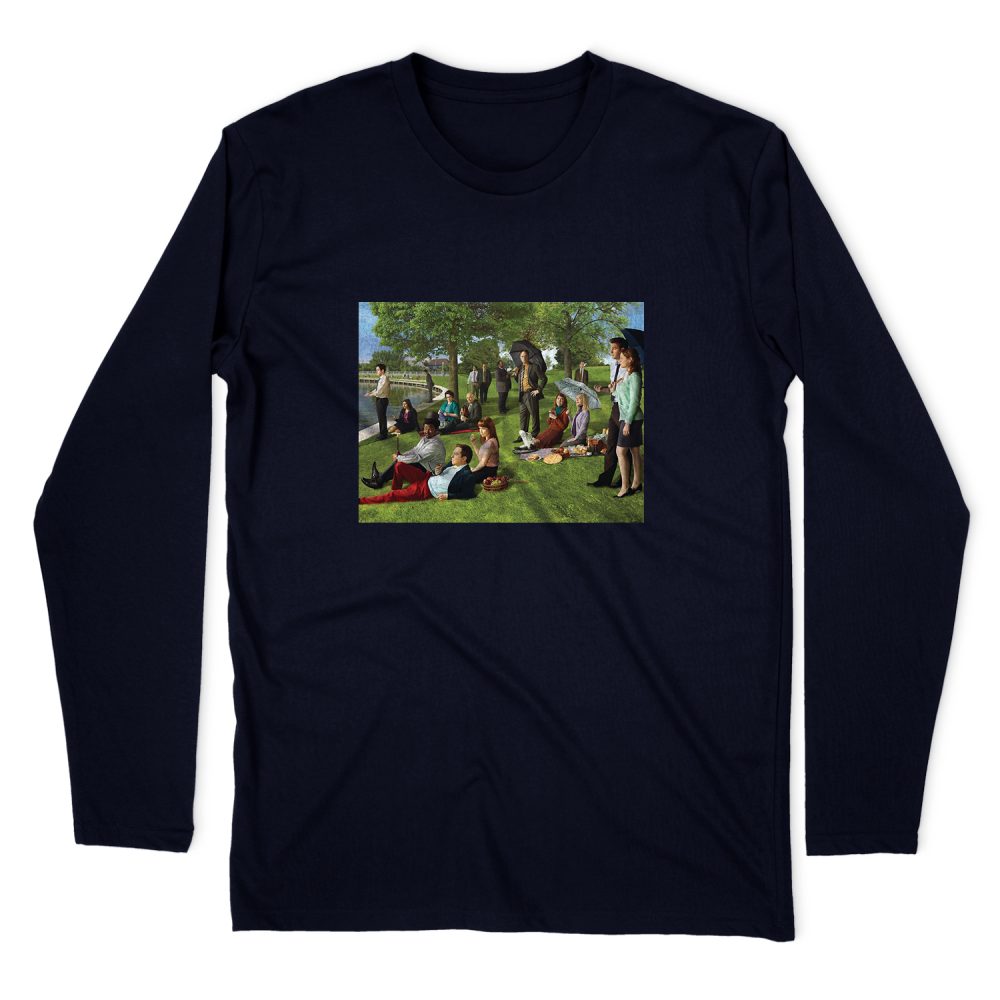 THE OFFICE -  SUNDAY AFTERNOON IN PARK LONG SLEEVE T-SHIRT