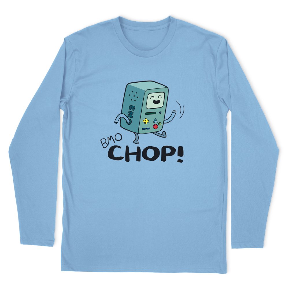 ADVENTURE TIME BMO CHOP LONG SLEEVE T-SHIRT