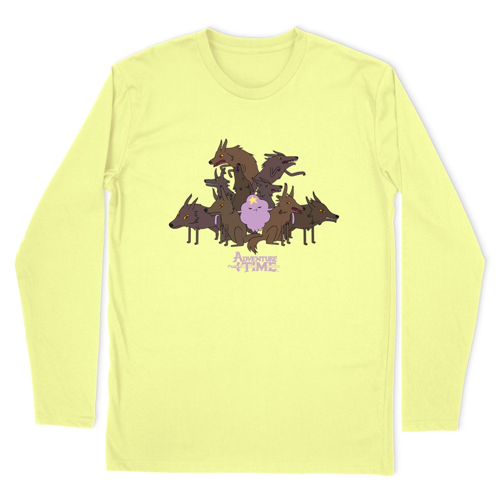 ADVENTURE TIME LSP & WOLVES LONG SLEEVE T-SHIRT