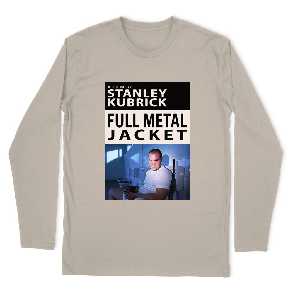 STANLEY KUBRICK MOVIE POSTER - FULL METAL JACKET LONG SLEEVE T-SHIRT