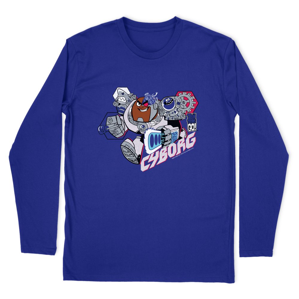 TEEN TITANS GO CYBORG LONG SLEEVE T-SHIRT
