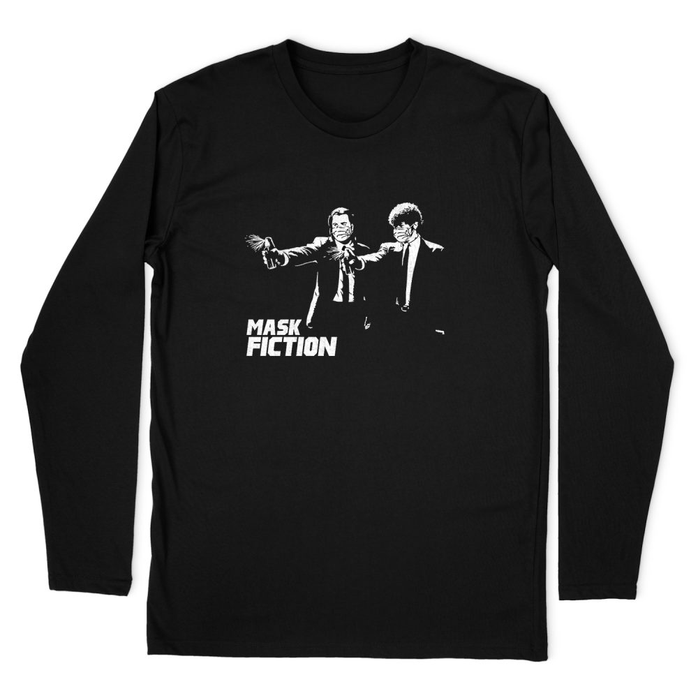 MASK FICTION COVID 19 LONG SLEEVE T-SHIRT
