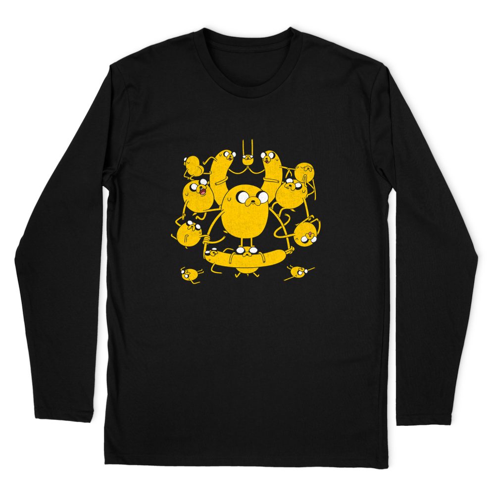 ADVENTURE TIME JAKES LONG SLEEVE T-SHIRT