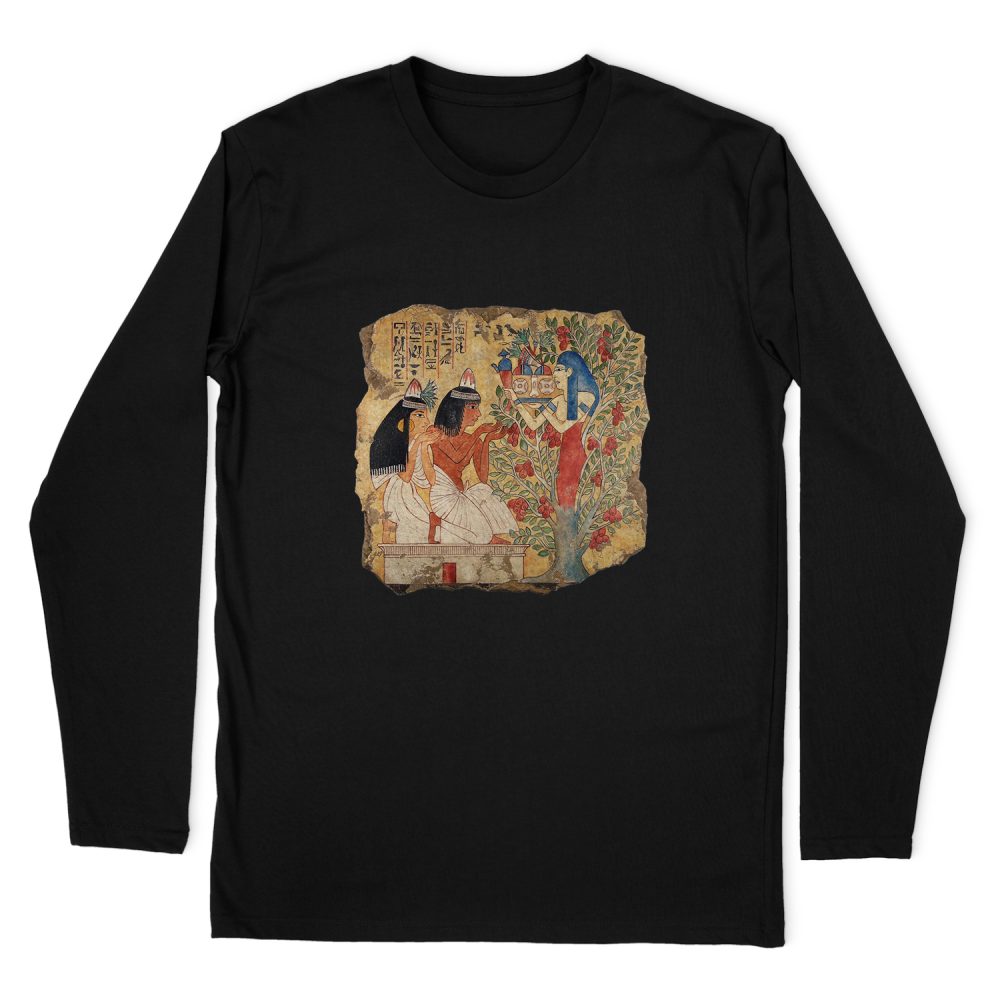 TOMB OF SENNEDJEM TREE GODDESS LONG SLEEVE T-SHIRT