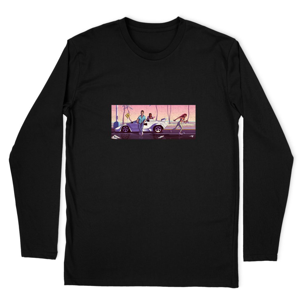 GRAND THEFT AUTO: VICE CITY LONG SLEEVE T-SHIRT