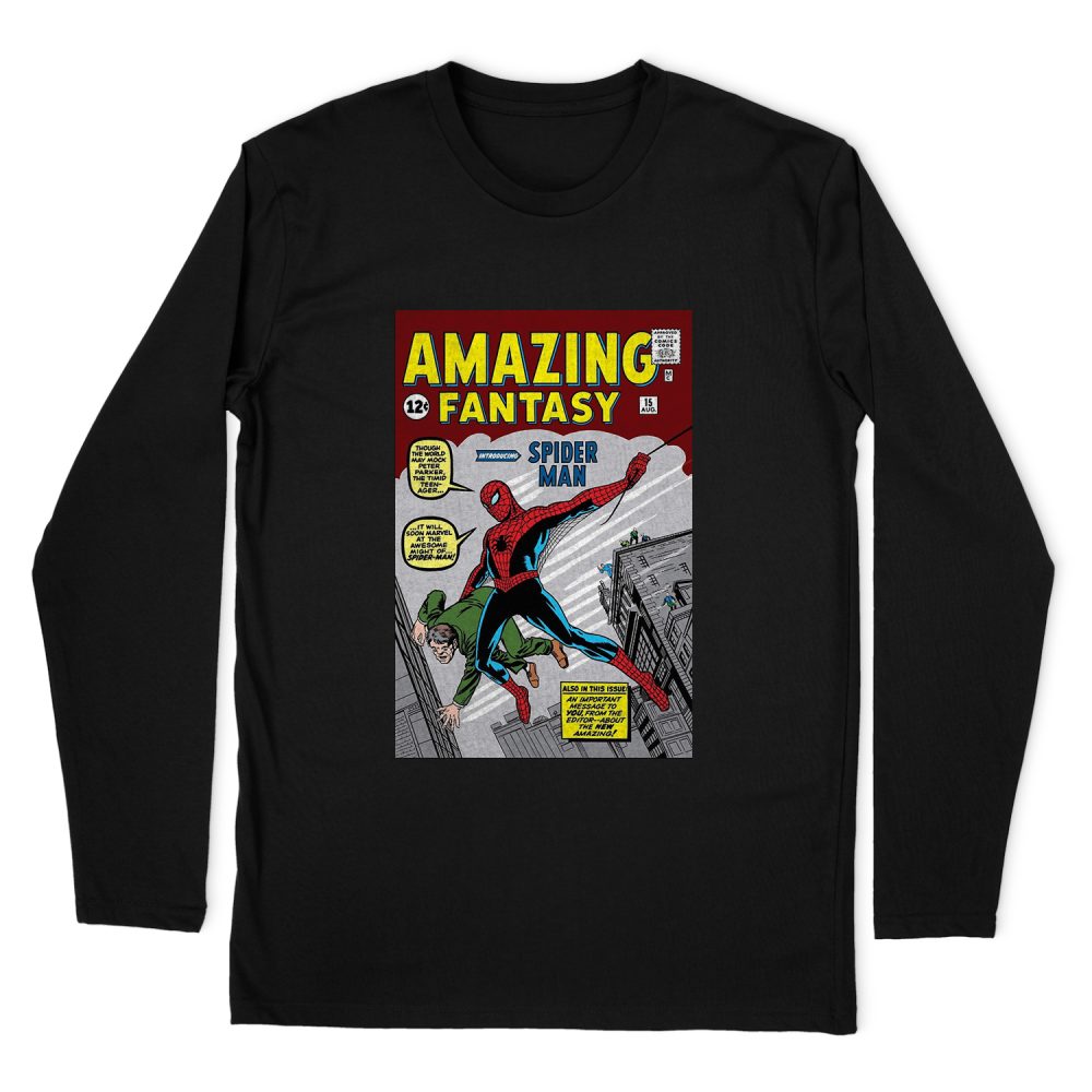 AMAZING FANTASY SPIDER-MAN POSTER LONG SLEEVE T-SHIRT