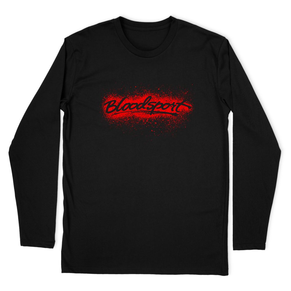 BLOODSPORT BLOOD SPLATTER LONG SLEEVE T-SHIRT