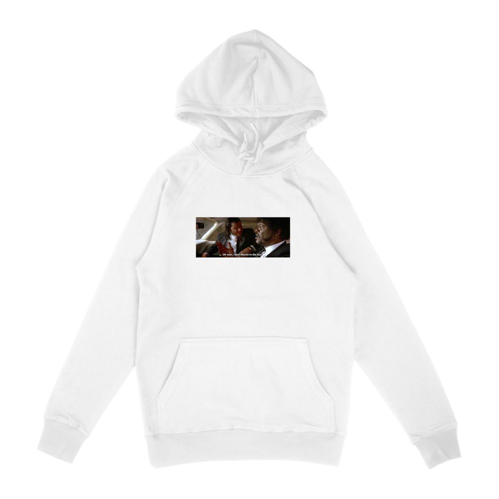 I SHOT MARVIN IN THE FACE PULP FICTION HOODIE
