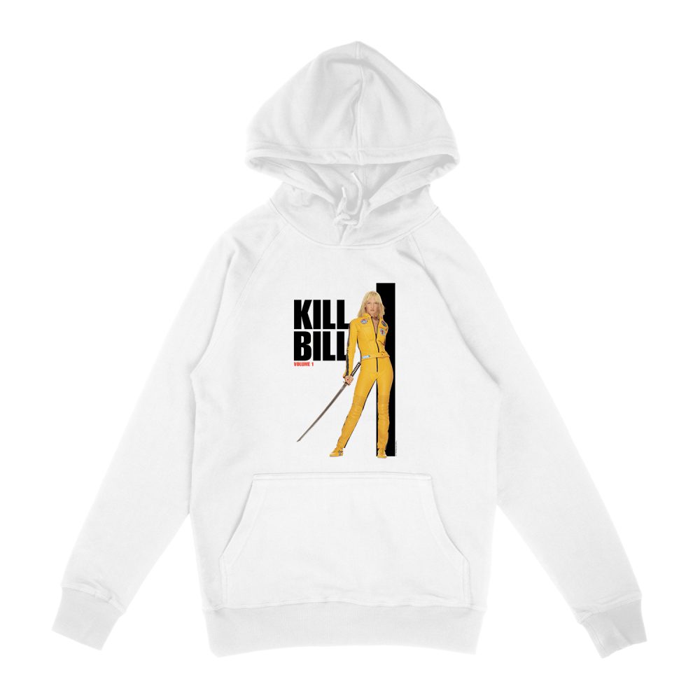 KILL BILL YELLOW SUIT POSTER HOODIE