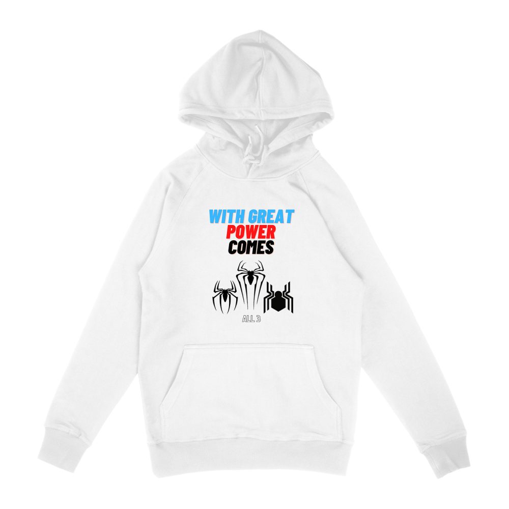 WITH GREAT POWER COMES ALL 3 HOODIE