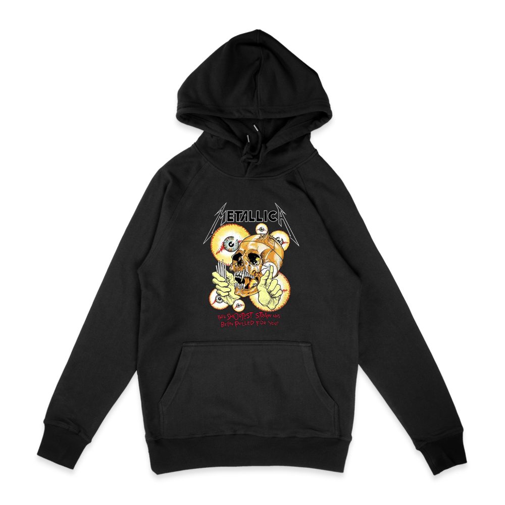 METALLICA MEN'S SHORTEST STRAW HOODIE