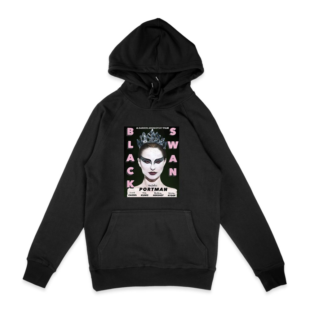 BLACK SWAN RETRO POSTER MOVIE HOODIE