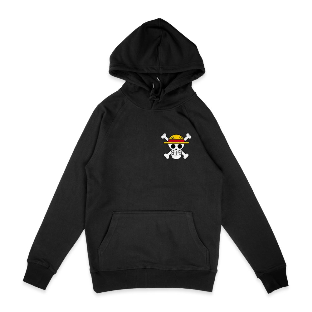 ONE PIECE-STRAW-HAT LOGO PATCH HOODIE