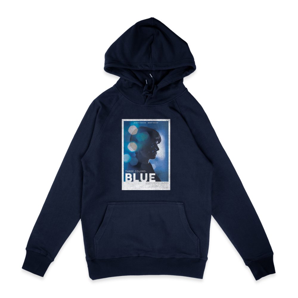 KRZYSZTOF KIESLOWSKI - THREE COLORS BLUE POSTER HOODIE