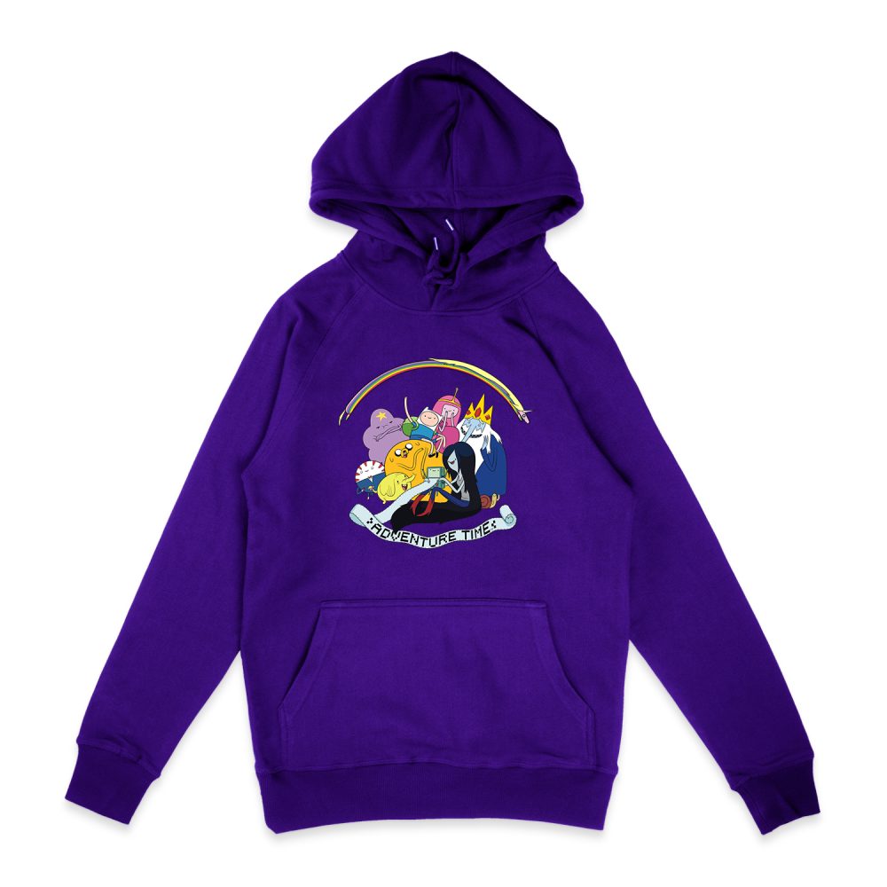 ADVENTURE TIME PRINT OUT HOODIE