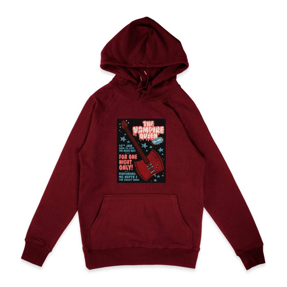 THE VAMPIRE QUEEN MUSIC POSTER HOODIE