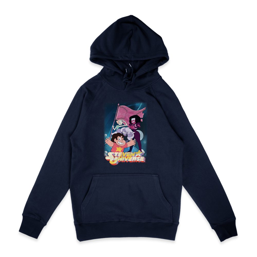 STEVEN UNIVERSE CRYSTAL GEM FLAG HOODIE