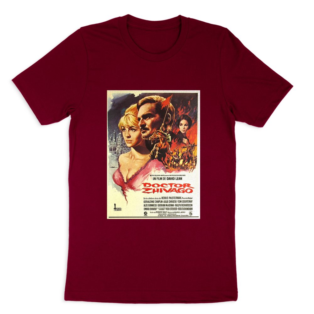 OMER SHERIF - DOCTOR ZHIVAGO POSTER SHORT SLEEVE T-SHIRT