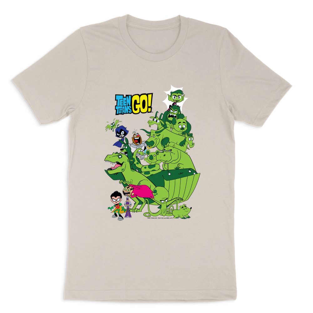 TEEN TITANS GO BEAST BOY STACK SHORT SLEEVE T-SHIRT