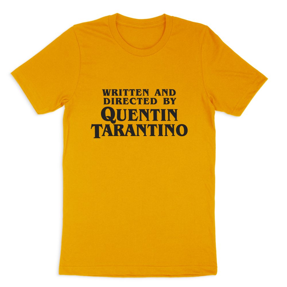 WRITTER AND DIRECTED BY QUENTIN TARANTINO SHORT SLEEVE T-SHIRT