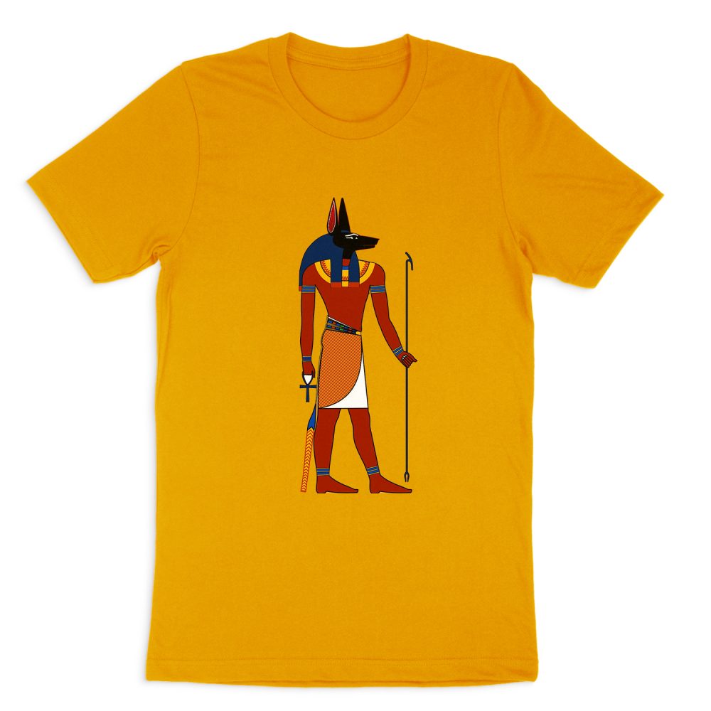 THE EGYPTIAN GOD ANUBIS SHORT SLEEVE T-SHIRT