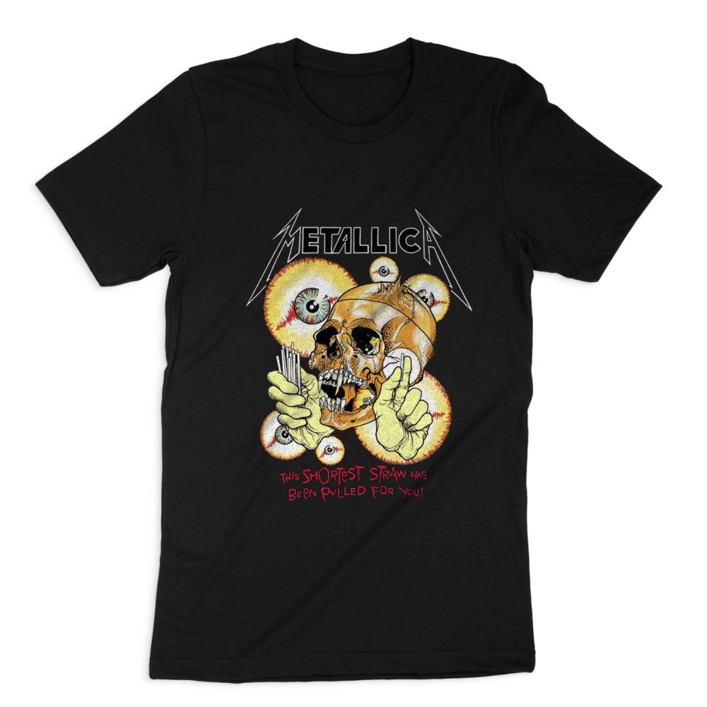 METALLICA MEN'S SHORTEST STRAW SHORT SLEEVE T-SHIRT