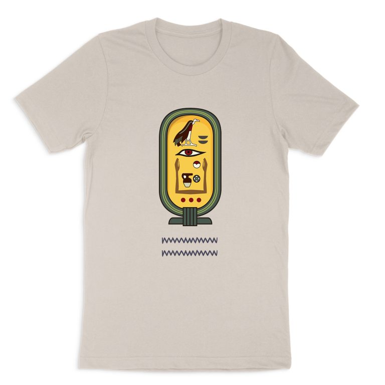 ANCIENT EGYPTIAN CARTOUCHE LESSON SHORT SLEEVE T-SHIRT