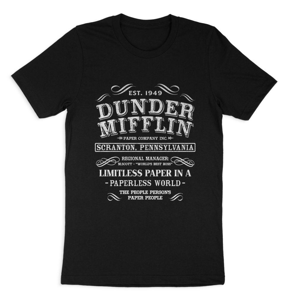 DUNDER MIFFLIN - THE OFFICE SHORT SLEEVE T-SHIRT