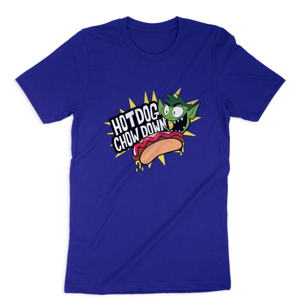 TEEN TITANS GO CHOW DOWN SHORT SLEEVE T-SHIRT