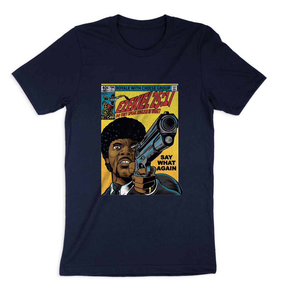 EZEKIEL 2517 POSTER SHORT SLEEVE T-SHIRT