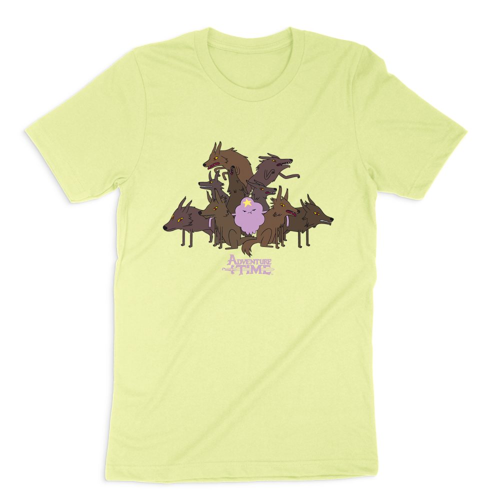 ADVENTURE TIME LSP & WOLVES SHORT SLEEVE T-SHIRT