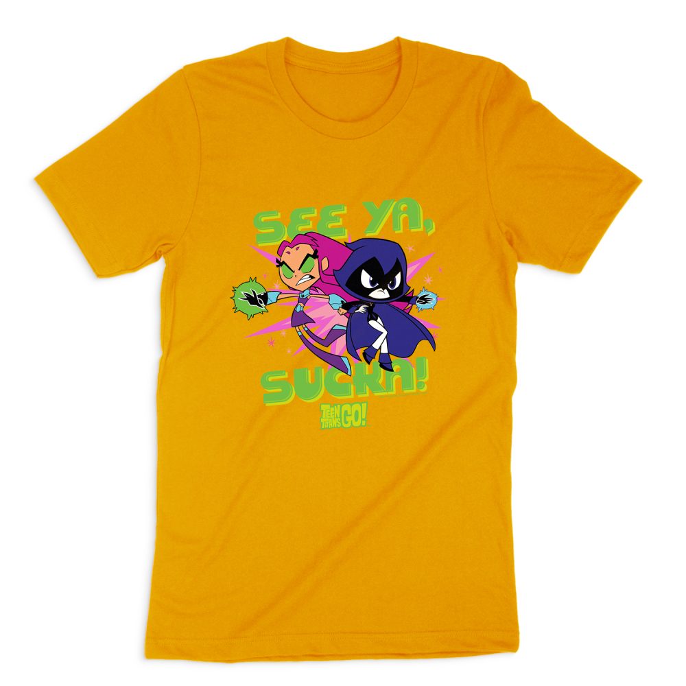 TEEN TITANS GO SEE YA SHORT SLEEVE T-SHIRT