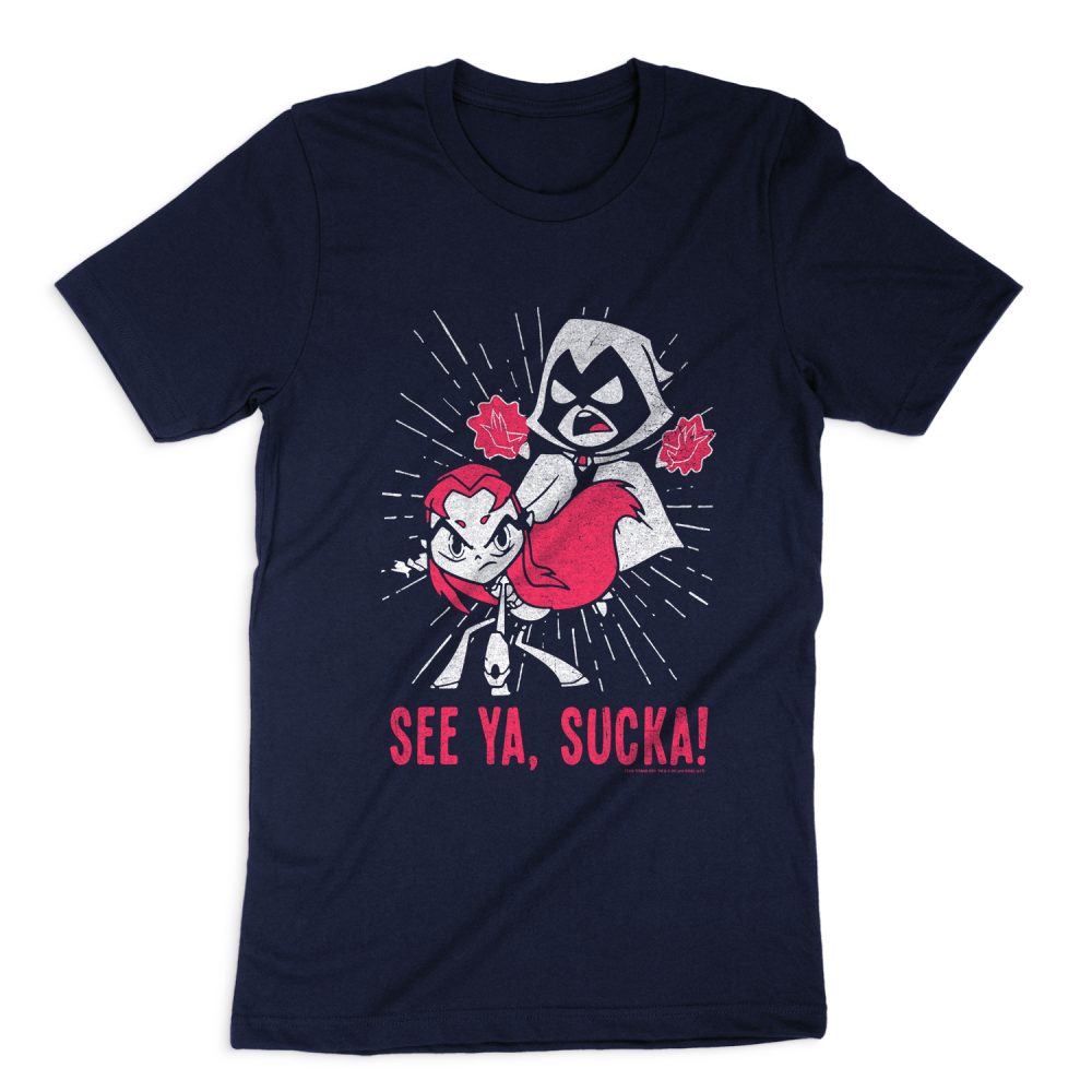 TEEN TITANS GO SUCKAS SHORT SLEEVE T-SHIRT