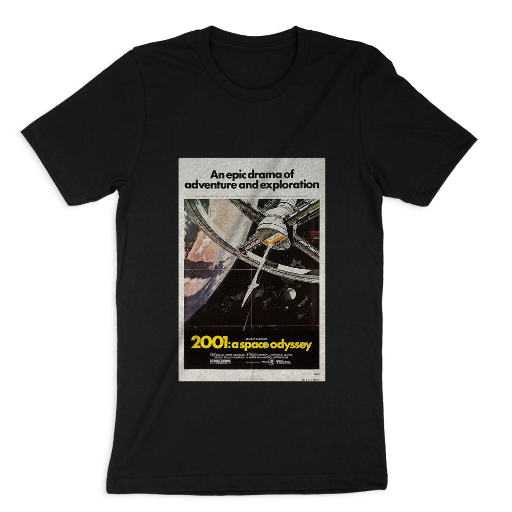 A SPACE ODYSSEY POSTER SHORT SLEEVE T-SHIRT