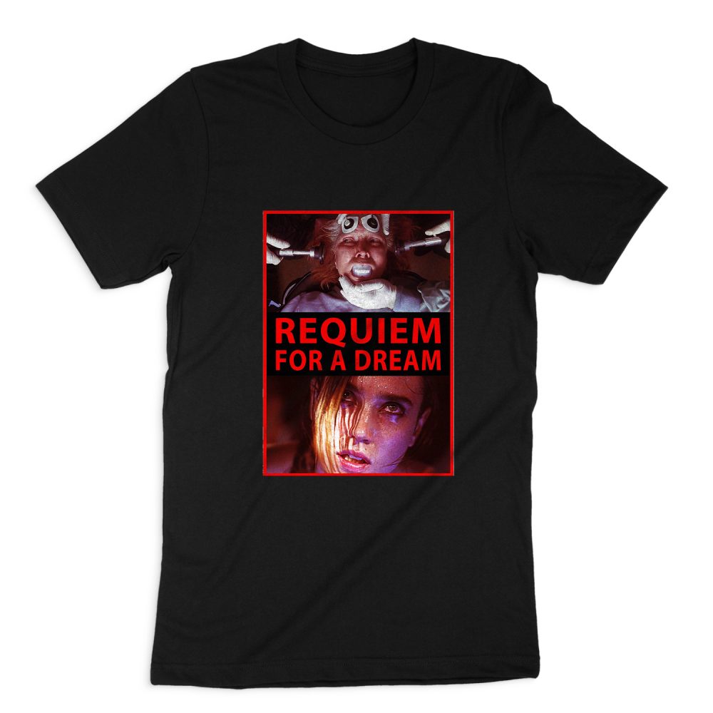 REQUIEM FOR A DREAM ALTERNATIVE FILM POSTER SHORT SLEEVE T-SHIRT