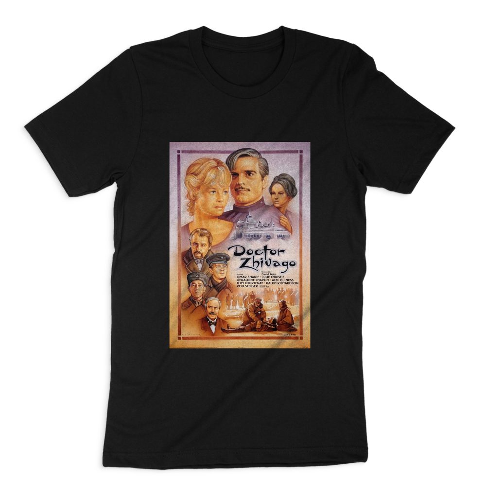 OMER SHERIF - DOCTOR ZHIVAGO POSTER SHORT SLEEVE T-SHIRT