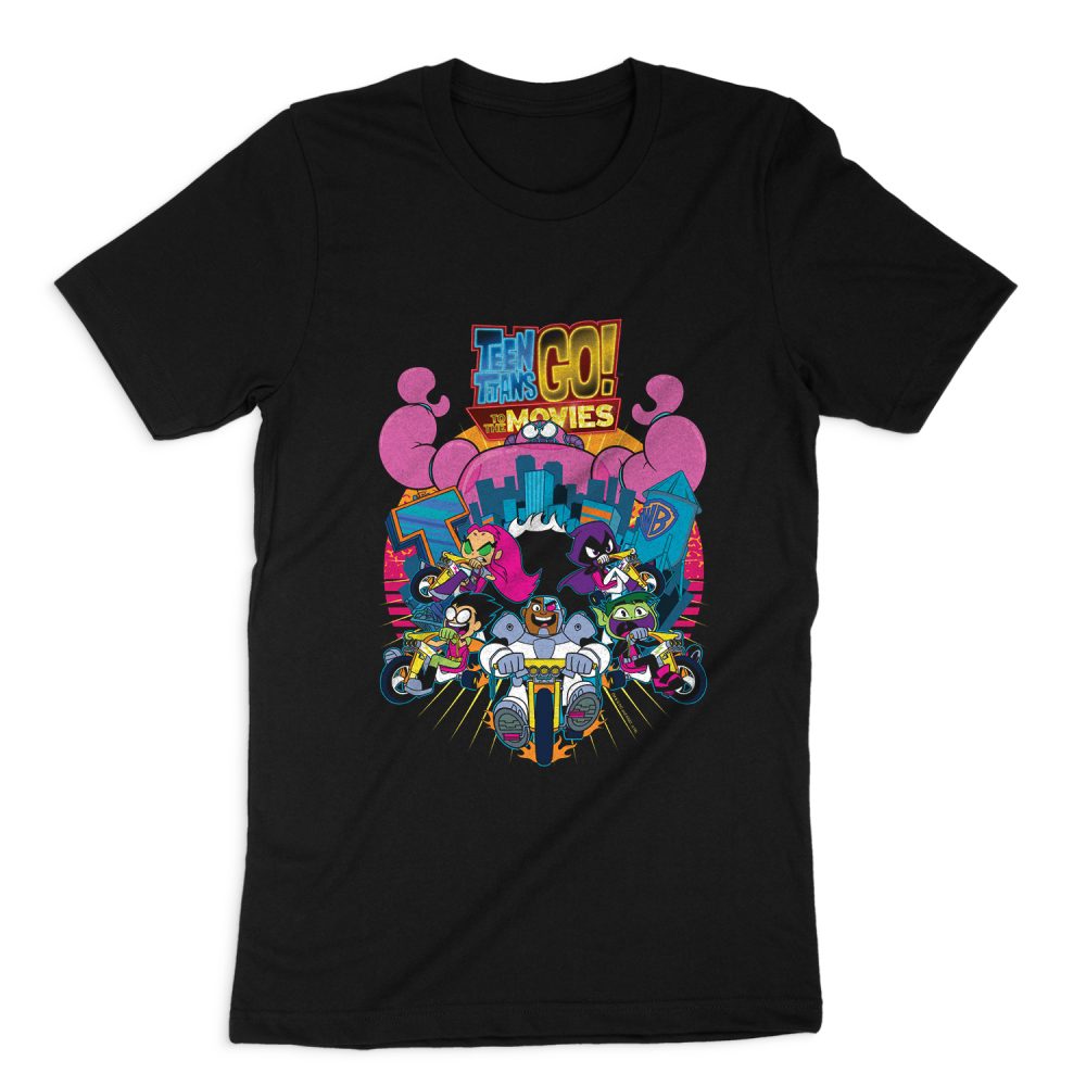 TEEN TITANS GO BURST THROUGH SHORT SLEEVE T-SHIRT