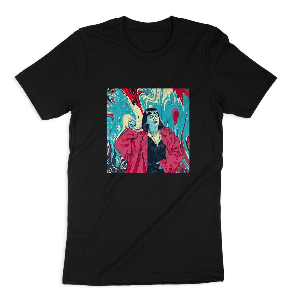 PULP FICTION ART MIA SHORT SLEEVE T-SHIRT
