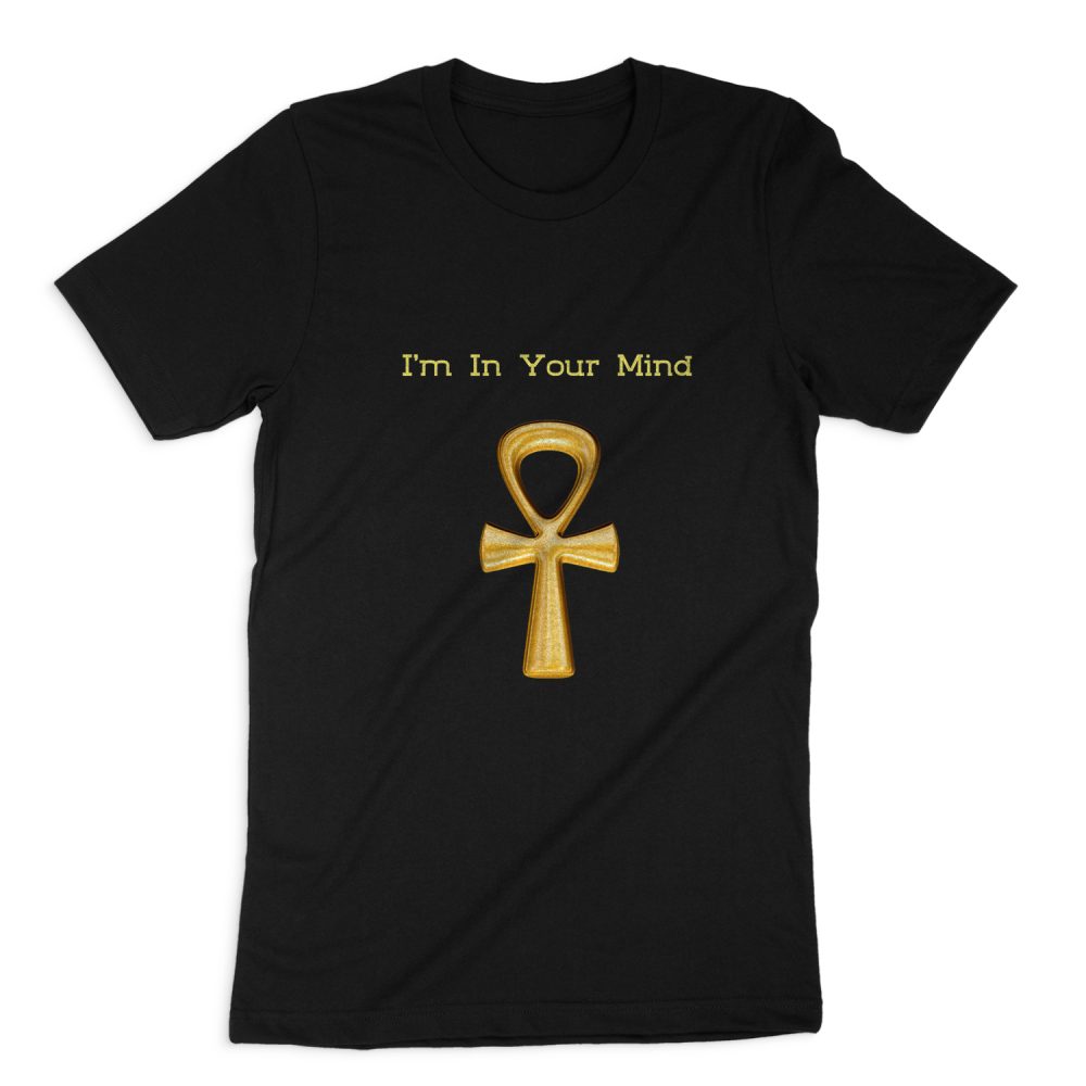 GOLDEN ANKH KEY OF LIFE SHORT SLEEVE T-SHIRT