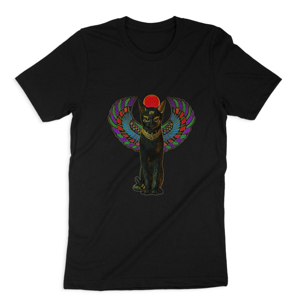 BASTET EGYPTIAN CAT SHORT SLEEVE T-SHIRT